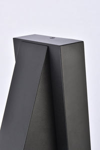 Elegant Lighting - LDOD4006BK - LED Outdoor Wall Lamp - Raine - black