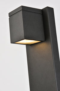 Elegant Lighting - LDOD4007BK - LED Outdoor Wall Lamp - Raine - black