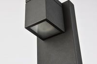 Elegant Lighting - LDOD4007BK - LED Outdoor Wall Lamp - Raine - black