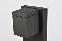 Elegant Lighting - LDOD4007BK - LED Outdoor Wall Lamp - Raine - black