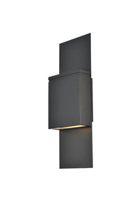 Elegant Lighting - LDOD4024BK - LED Outdoor Wall Lamp - Raine - Black