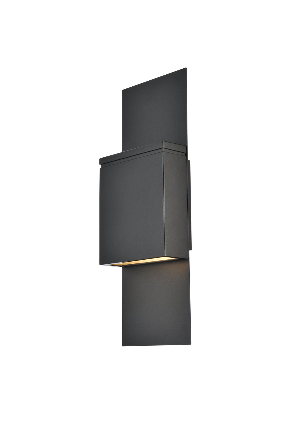 Elegant Lighting - LDOD4024BK - LED Outdoor Wall Lamp - Raine - black