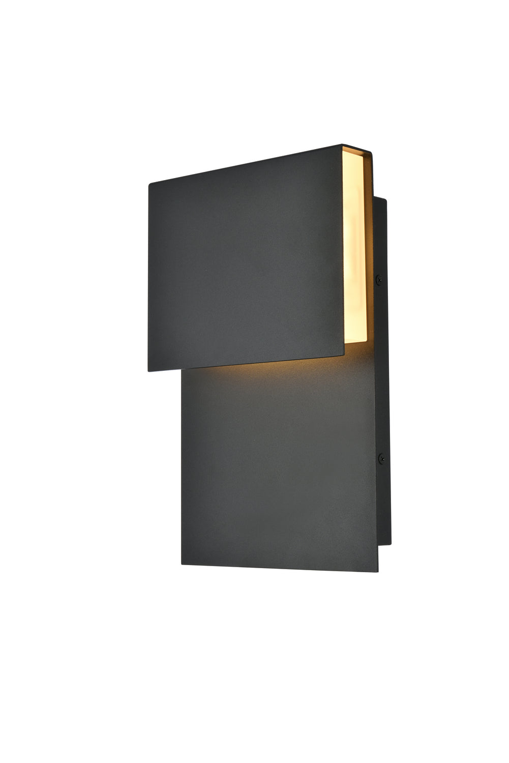 Elegant Lighting - LDOD4029BK - LED Outdoor Wall Lamp - Raine - black