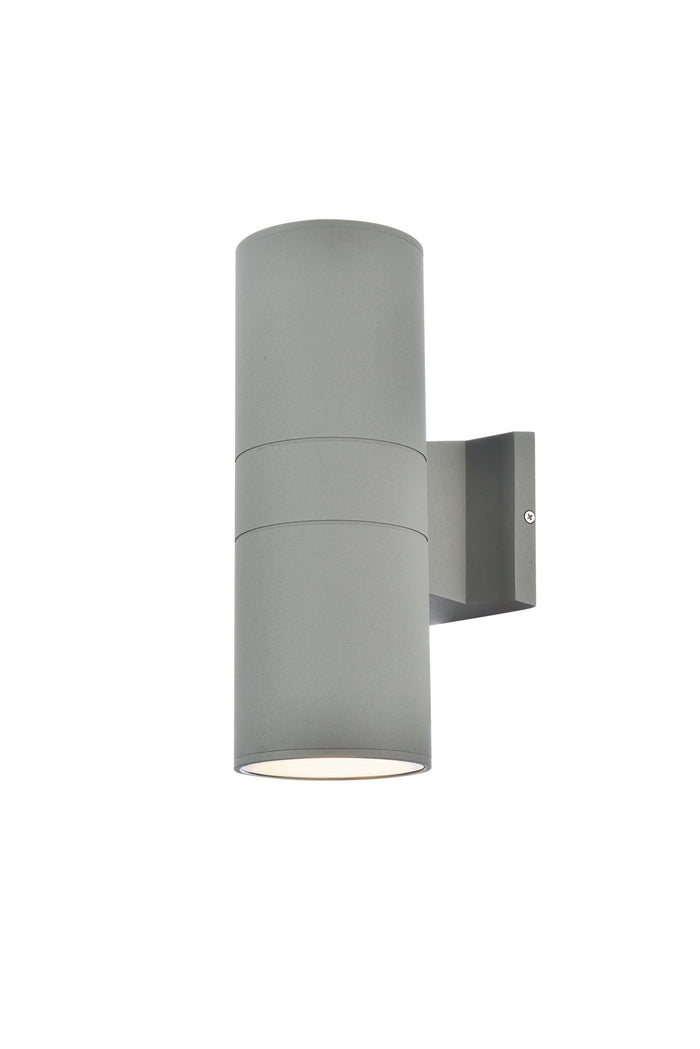Elegant Lighting Outdoor Wall Mount from the Raine collection in Silver finish