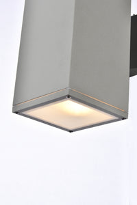 Elegant Lighting - LDOD4042S - Outdoor Wall Mount - Raine - Silver