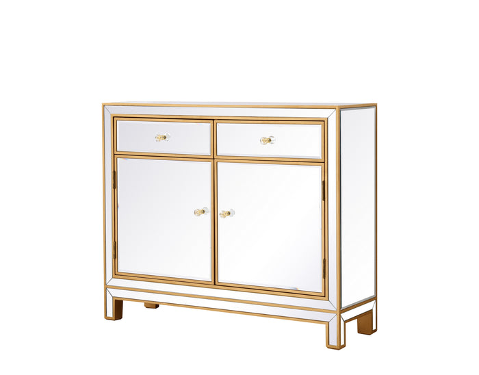 Elegant Lighting - MF72002G - Nightstand - REFLEXION - Antique gold