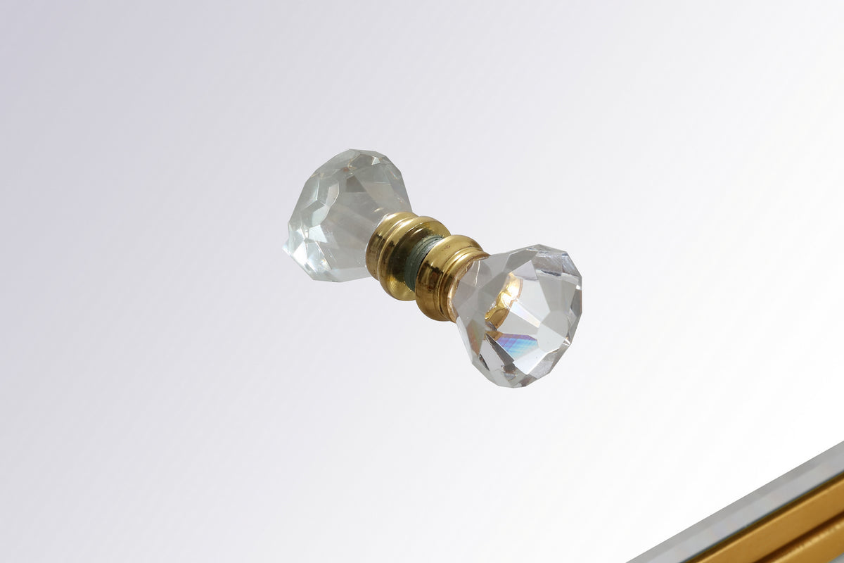 Elegant Lighting - MF72016G - Nightstand - REFLEXION - Antique Gold