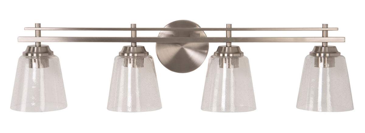 Craftmade - 19633BNK4 - Four Light Vanity - Drake - Brushed Polished Nickel