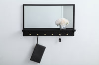 Elegant Lighting - MR503421BK - Mirror - Elle - Black
