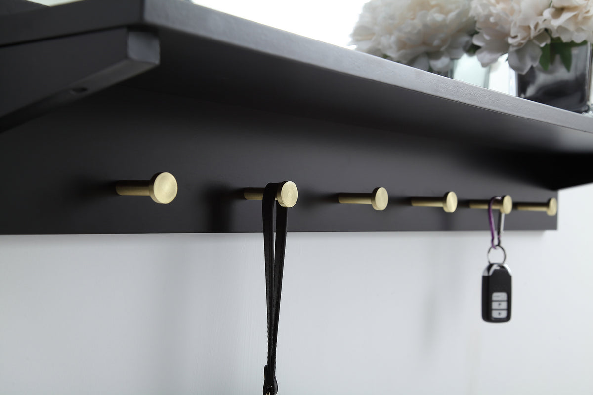 Elegant Lighting - MR503421BK - Mirror - Elle - Black