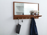 Elegant Lighting - MR504221PE - Mirror - Elle - Pecan