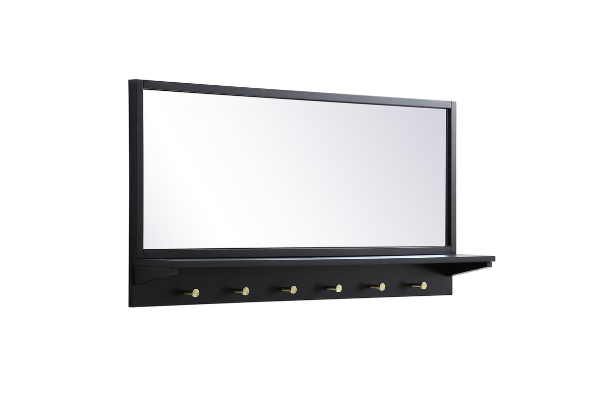 Elegant Lighting - MR504221BK - Mirror - Elle - Black