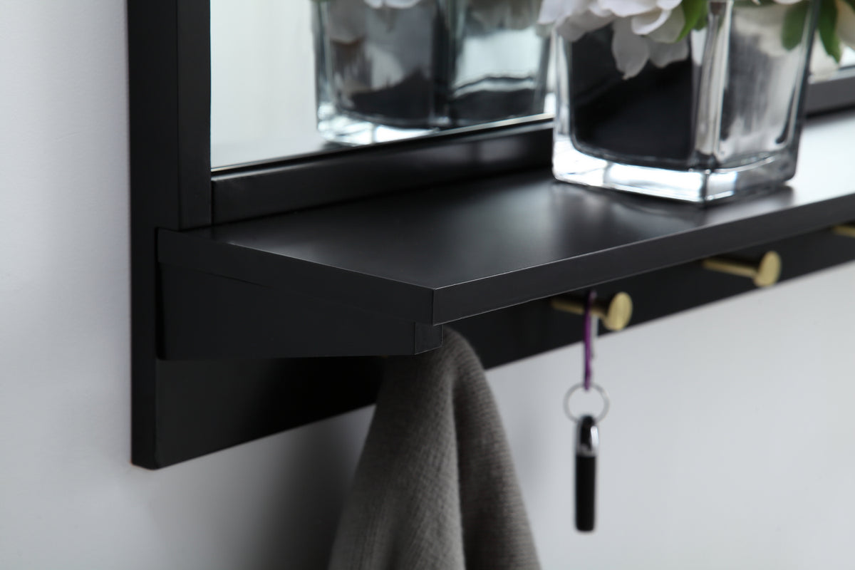 Elegant Lighting - MR504221BK - Mirror - Elle - Black