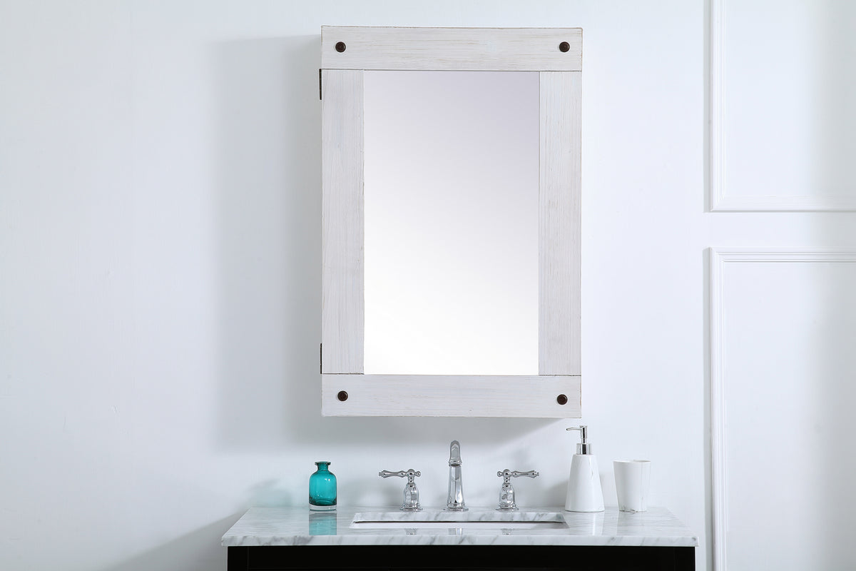 Elegant Lighting - MR562233WH - Medicine Cabinet - Waverly - Antique White