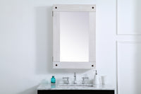 Elegant Lighting - MR562233WH - Medicine Cabinet - Waverly - Antique White