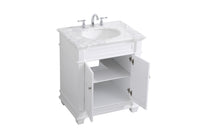 Elegant Lighting - VF50030WH - Bathroom Vanity Set - Wesley - White