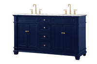 Elegant Lighting - VF50060DBL - Bathroom Vanity Set - Wesley - Blue