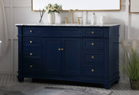 Elegant Lighting - VF50060BL - Bathroom Vanity Set - Wesley - Blue