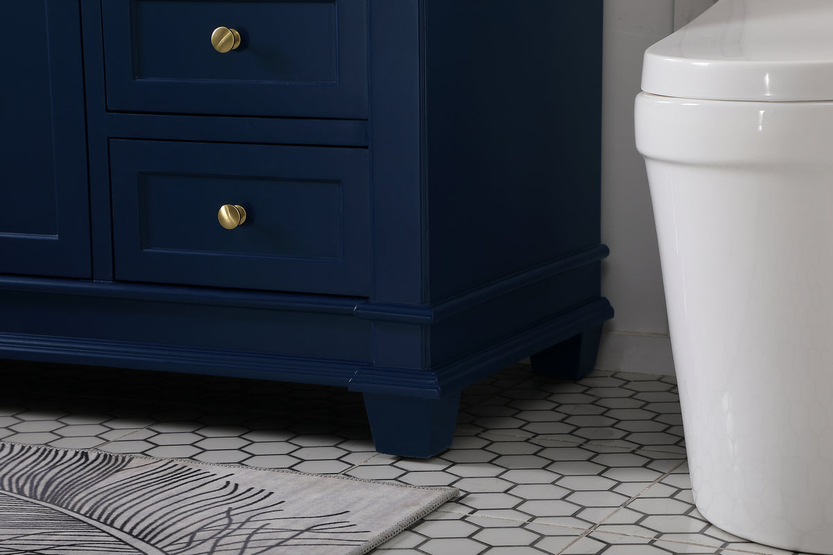 Elegant Lighting - VF50060BL - Bathroom Vanity Set - Wesley - Blue