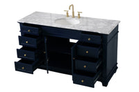 Elegant Lighting - VF50060BL - Bathroom Vanity Set - Wesley - Blue