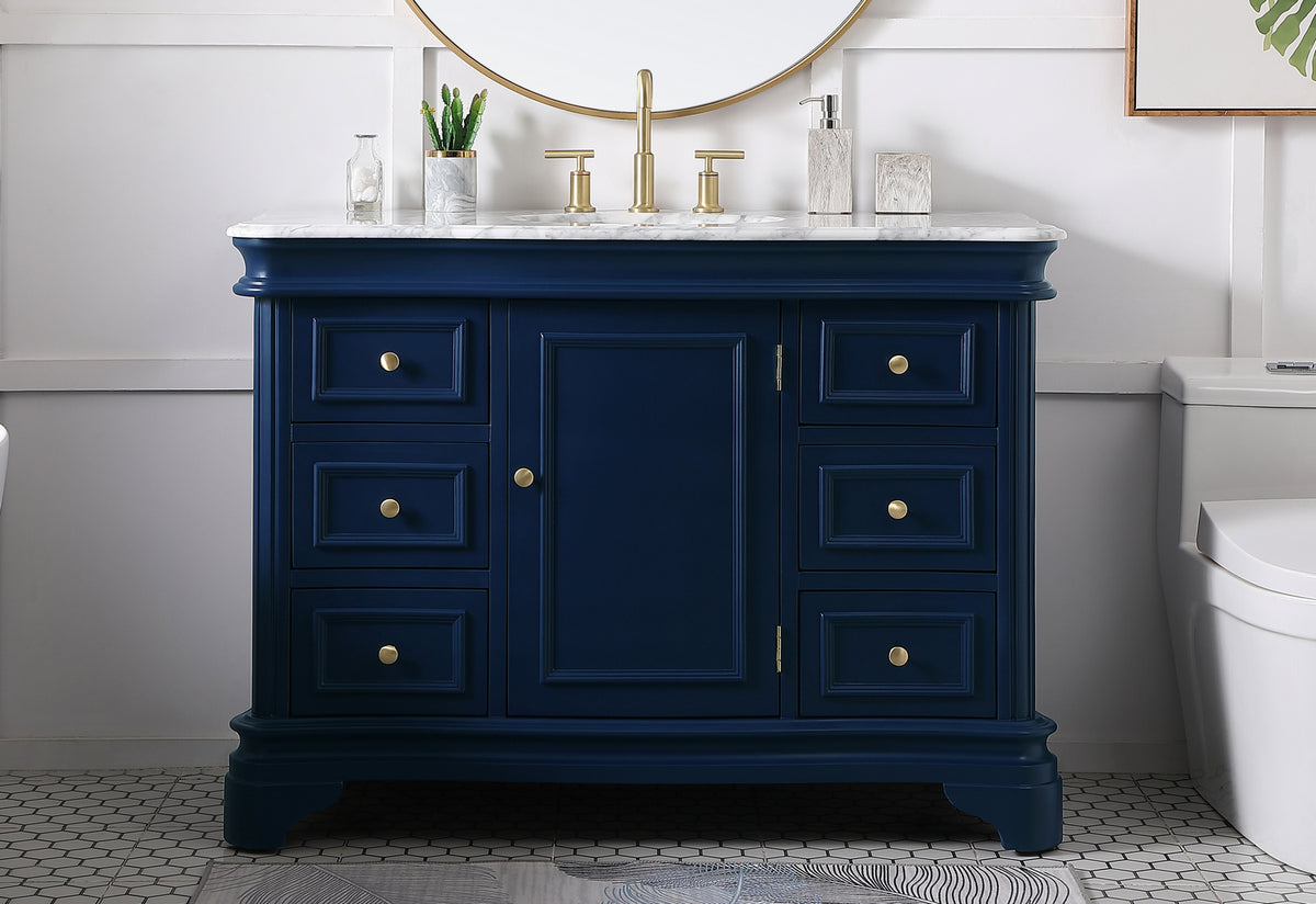 Elegant Lighting - VF52048BL - Bathroom Vanity Set - Kameron - Blue