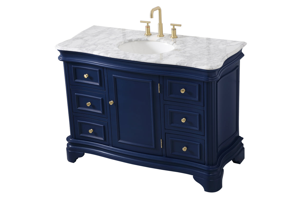 Elegant Lighting - VF52048BL - Bathroom Vanity Set - Kameron - Blue