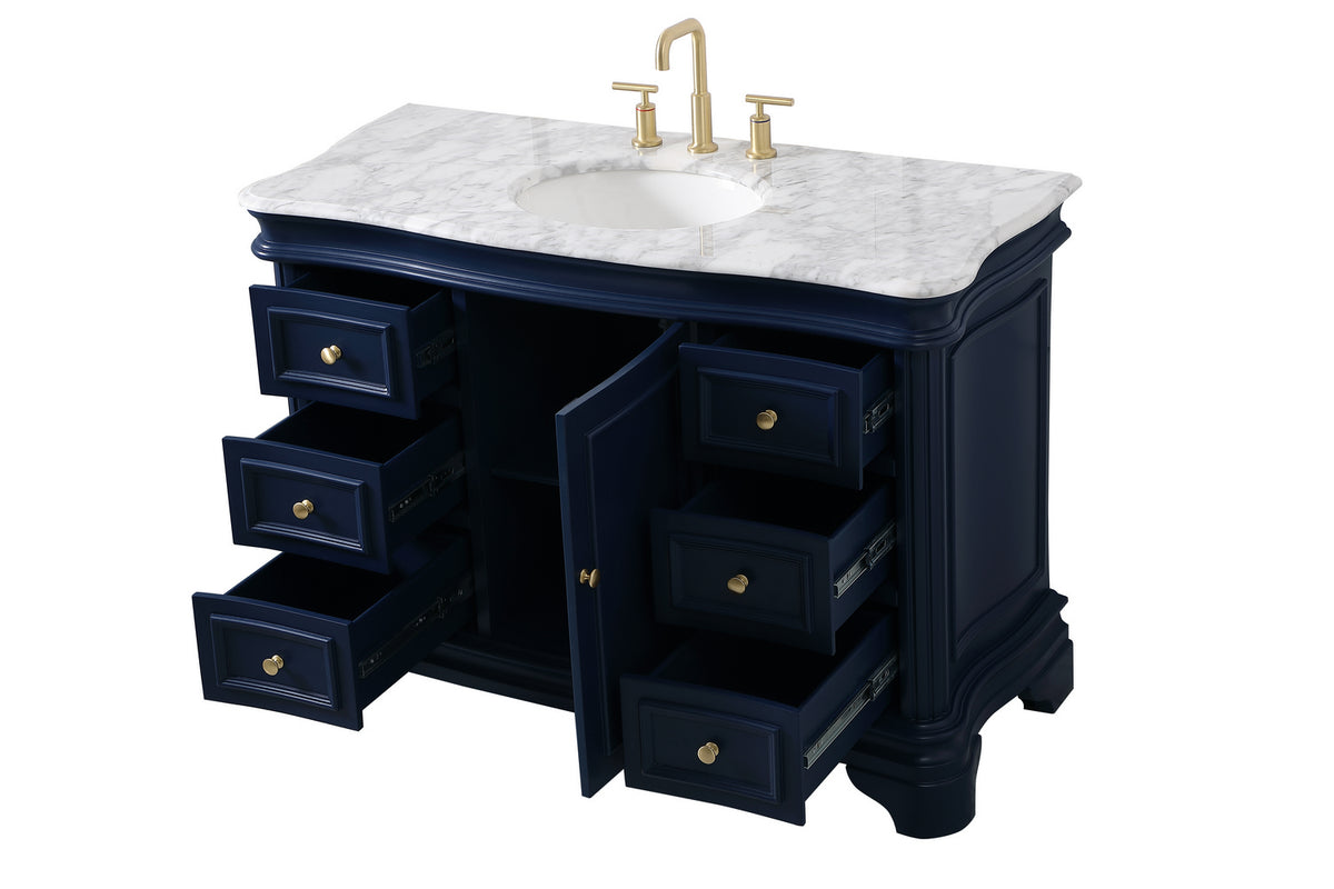 Elegant Lighting - VF52048BL - Bathroom Vanity Set - Kameron - Blue