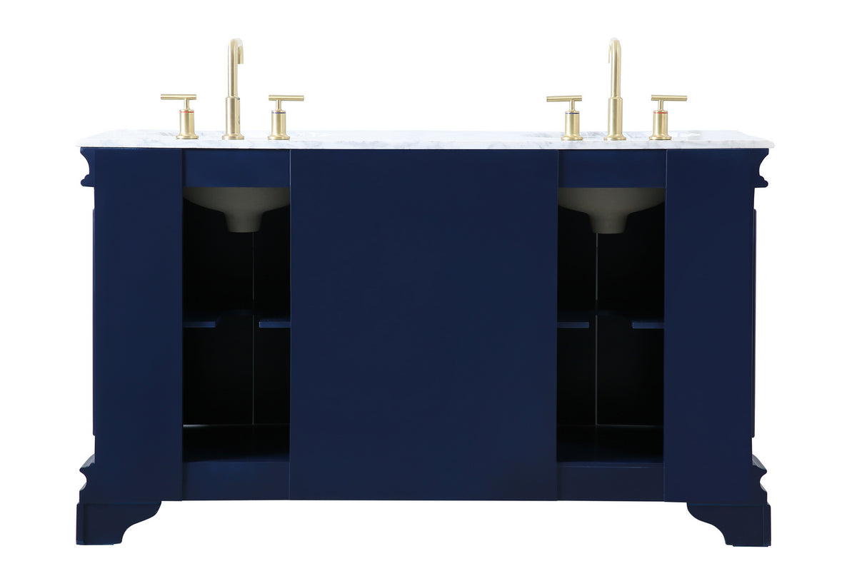 Elegant Lighting - VF52060DBL - Bathroom Vanity Set - Kameron - Blue