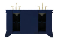 Elegant Lighting - VF52060DBL - Bathroom Vanity Set - Kameron - Blue