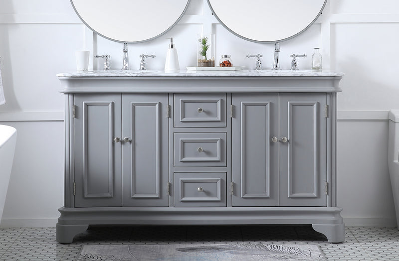 Elegant Lighting - VF52060DGR - Bathroom Vanity Set - Kameron - Grey