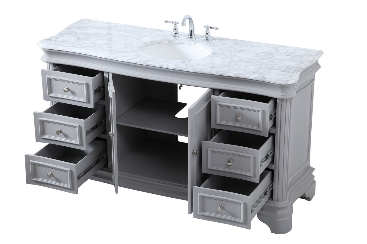Elegant Lighting - VF52060GR - Bathroom Vanity Set - Kameron - Grey