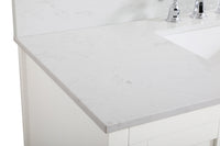 Bathroom Vanity Set from the Aubrey collection in White finish by Elegant Lighting