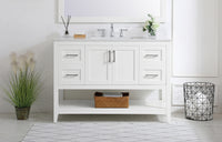 Bathroom Vanity Set from the Aubrey collection in White finish by Elegant Lighting
