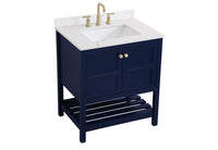 Elegant Lighting - VF16430BL-BS - Bathroom Vanity Set - Theo - Blue