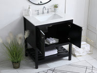 Elegant Lighting - VF16430BK-BS - Bathroom Vanity Set - Theo - Black