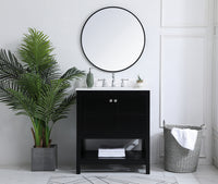 Elegant Lighting - VF16430BK-BS - Bathroom Vanity Set - Theo - Black