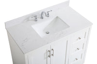 Elegant Lighting - VF17042WH-BS - Bathroom Vanity Set - Moore - White