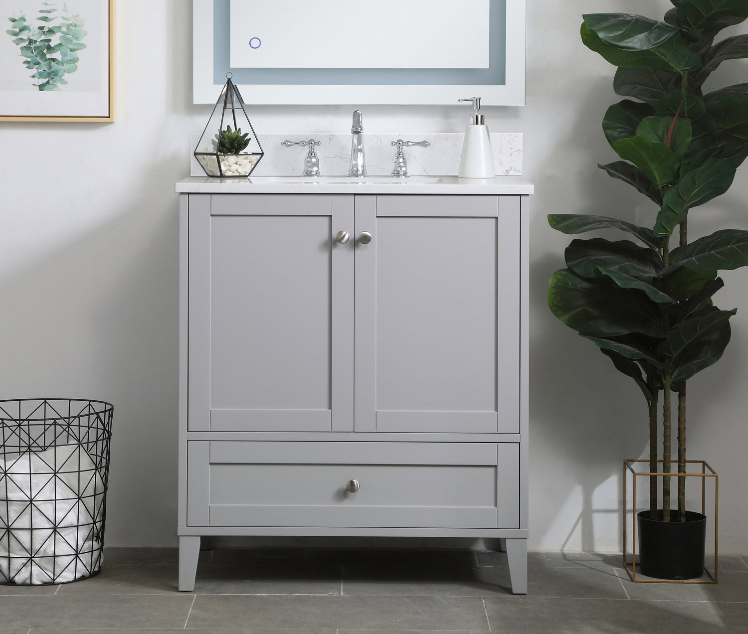 Elegant Lighting Sommerville Bathroom Vanity - Thumbnail 2