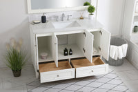 Elegant Lighting - VF18048WH-BS - Bathroom Vanity Set - sommerville - White