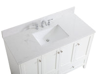Elegant Lighting - VF18048WH-BS - Bathroom Vanity Set - sommerville - White