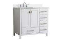 Elegant Lighting - VF18836WH-BS - Bathroom Vanity Set - Irene - White