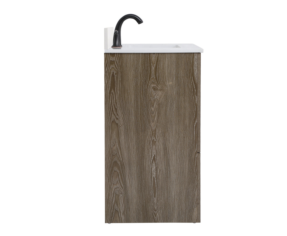 Elegant Lighting - VF2830WO-BS - Bathroom Vanity Set - Soma - weathered oak