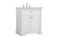 Elegant Lighting - VF53030WH - Bathroom Vanity Set - Clarence - White