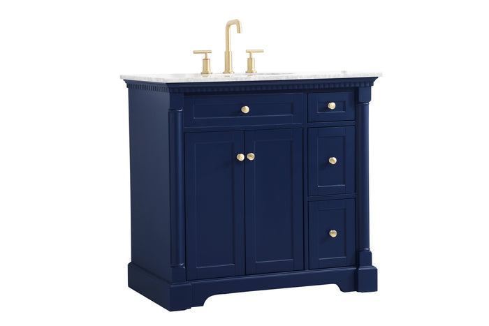 Elegant Lighting - VF53036BL - Bathroom Vanity Set - Clarence - Blue