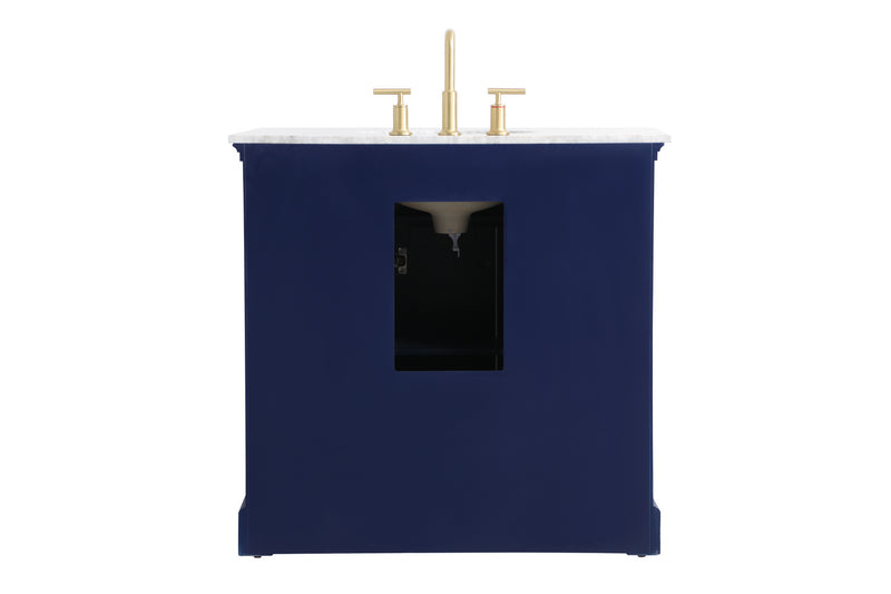 Elegant Lighting - VF53036BL - Bathroom Vanity Set - Clarence - Blue