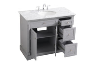 Elegant Lighting - VF53042GR - Bathroom Vanity Set - Clarence - Grey