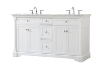Elegant Lighting - VF53060DWH - Bathroom Vanity Set - Clarence - White