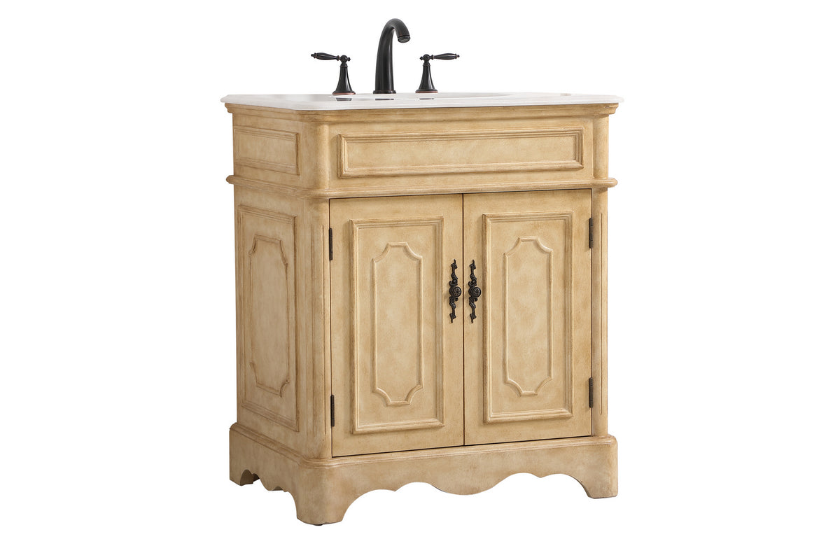 Elegant Lighting - VF30430AB - Bathroom Vanity Set - Francis - Antique Beige