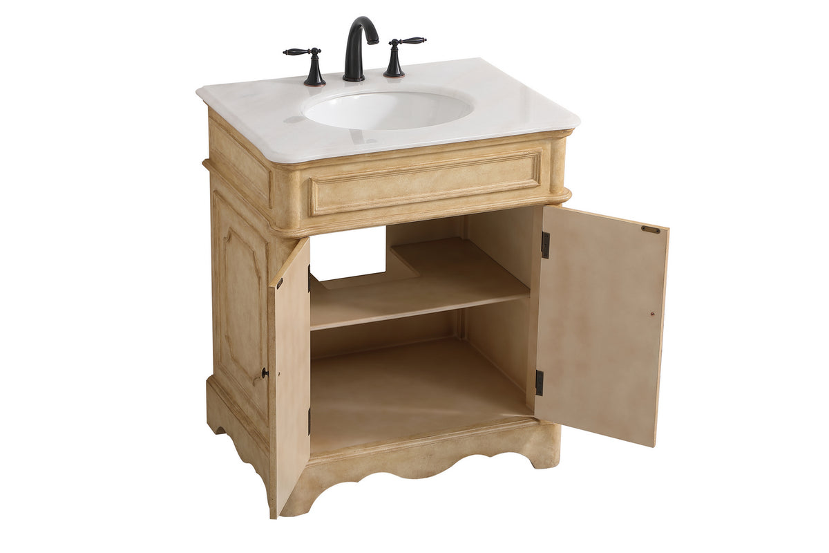 Elegant Lighting - VF30430AB - Bathroom Vanity Set - Francis - Antique Beige