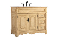 Elegant Lighting - VF30442AB - Bathroom Vanity Set - Francis - Antique Beige
